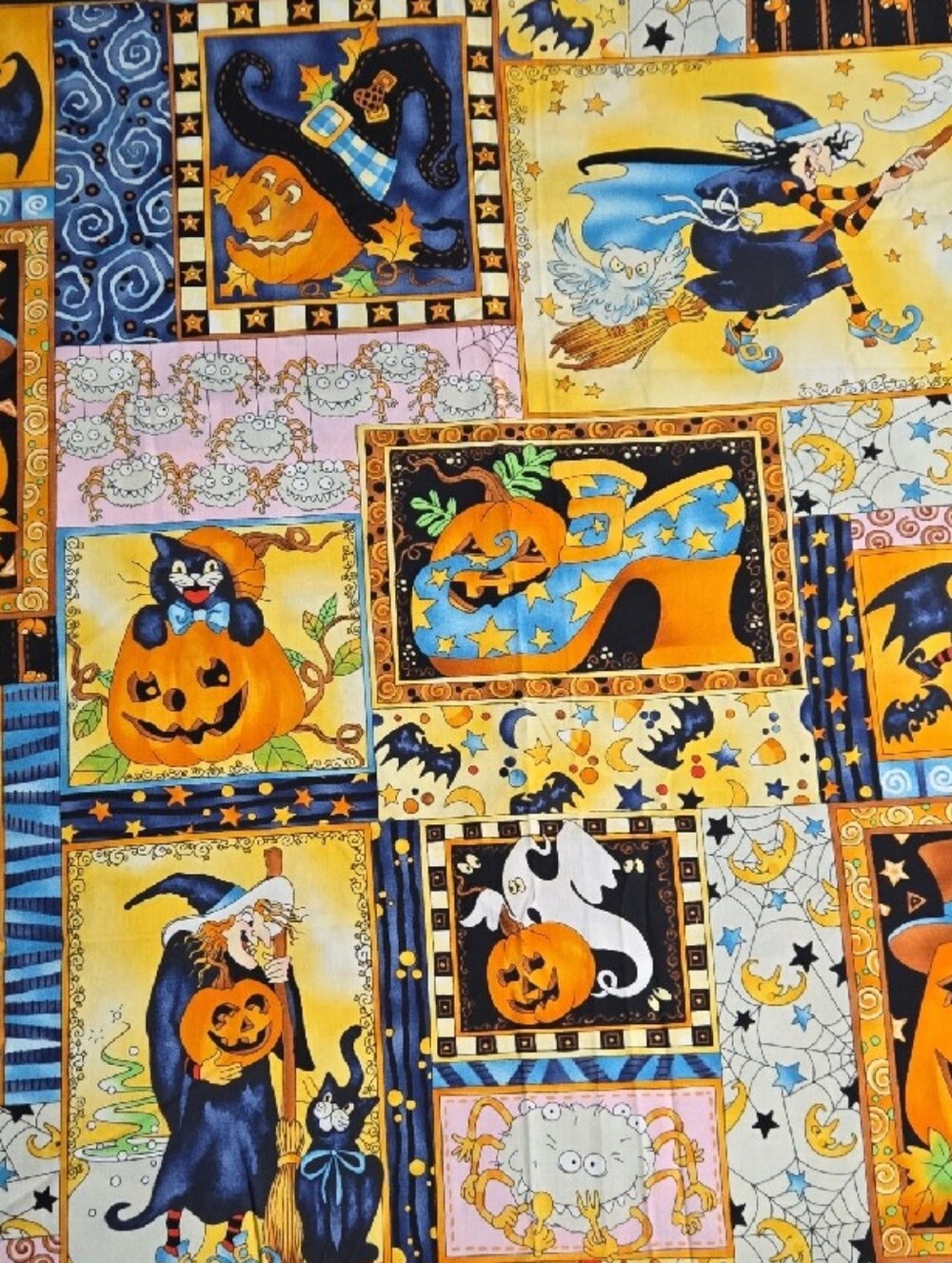๐๐๐2006 Witch Hazel's Pumpkin Patch Alexander Henry Fabrics Collection 1/2 Yd - Picture 3 of 8